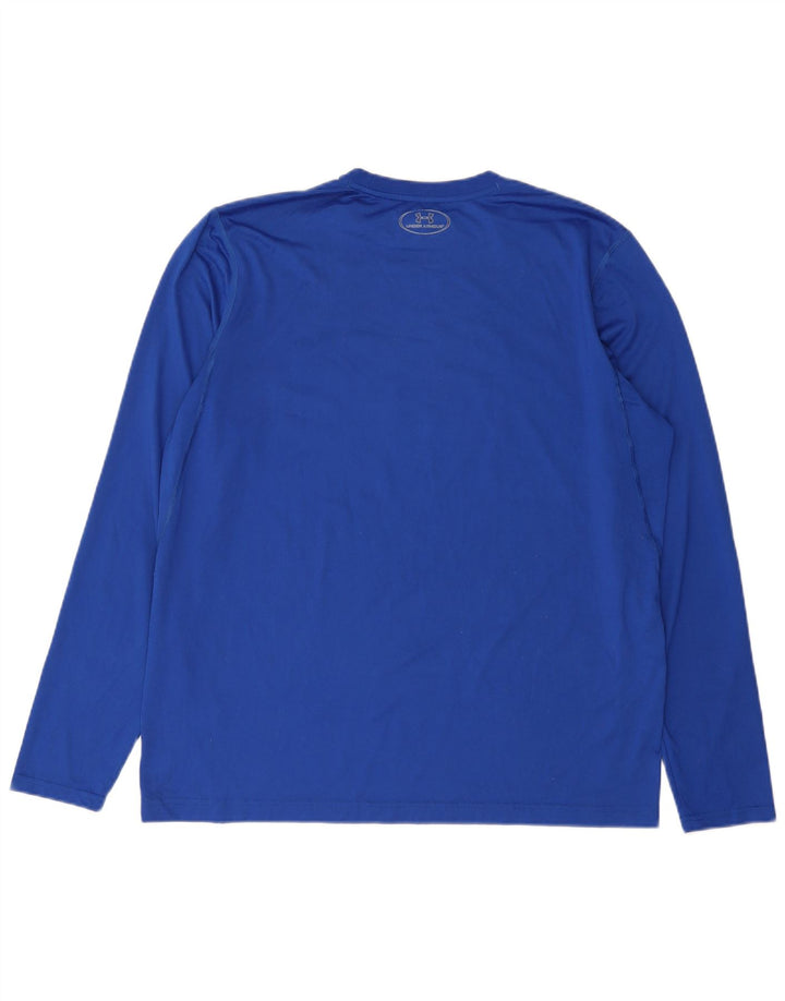 Under Armour Mens Bulldogs Graphic Top Long Sleeve Large Blue