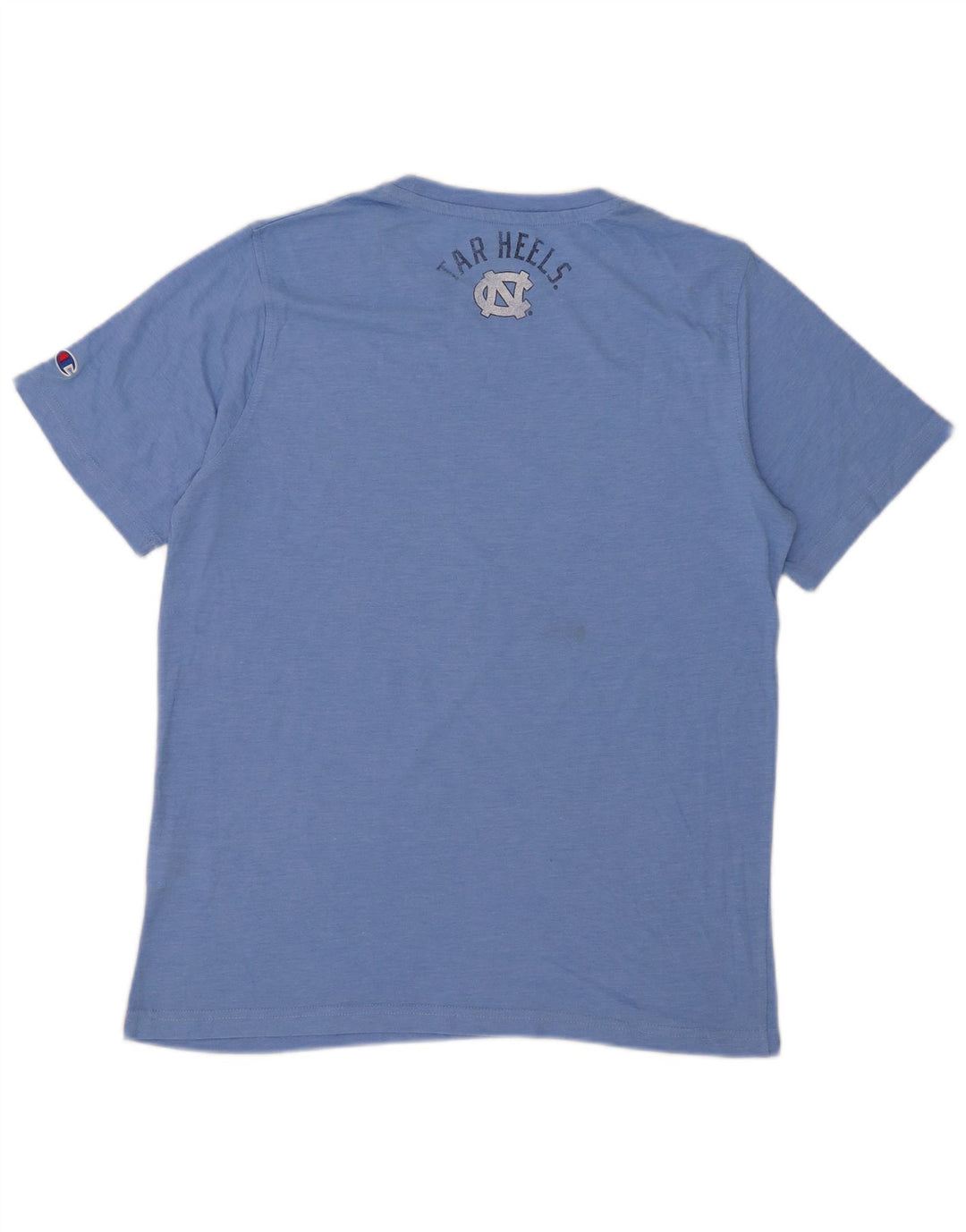 T-shirt grafica da uomo Champion Top grande in poliestere blu