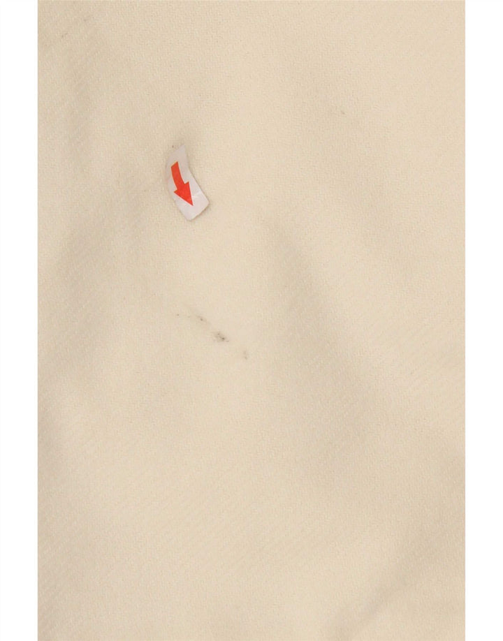 Soprabito da donna Zara UK 16 grande poliestere bianco
