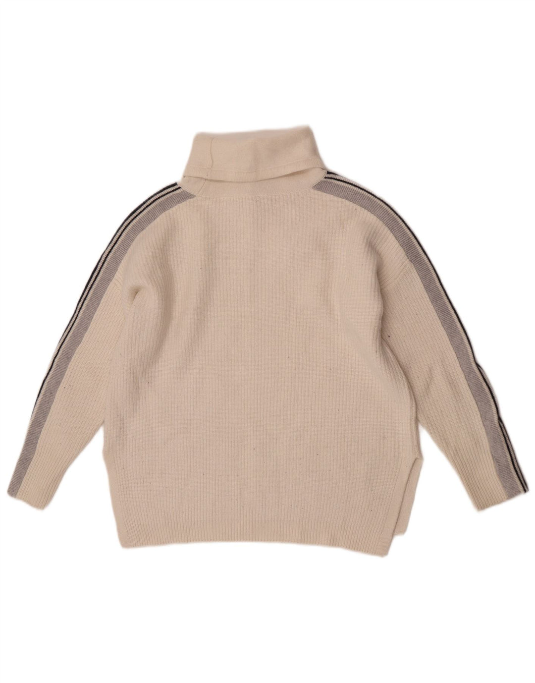 The White Company Womens Roll Neck Jumper Sweater UK 14 Medium White