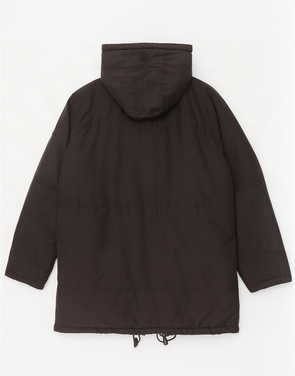 Asics Mens Hooded Parka Jacket UK 40 Large Black