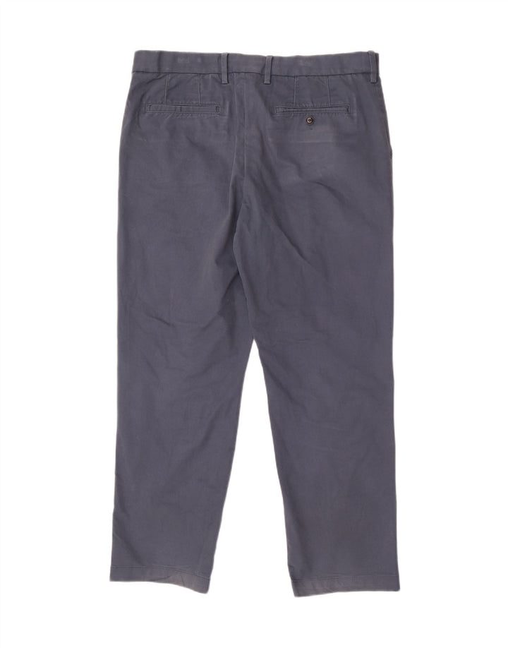 Marks & Spencer Mens Blue Harbour Straight Suit Trousers W36 L29 Navy