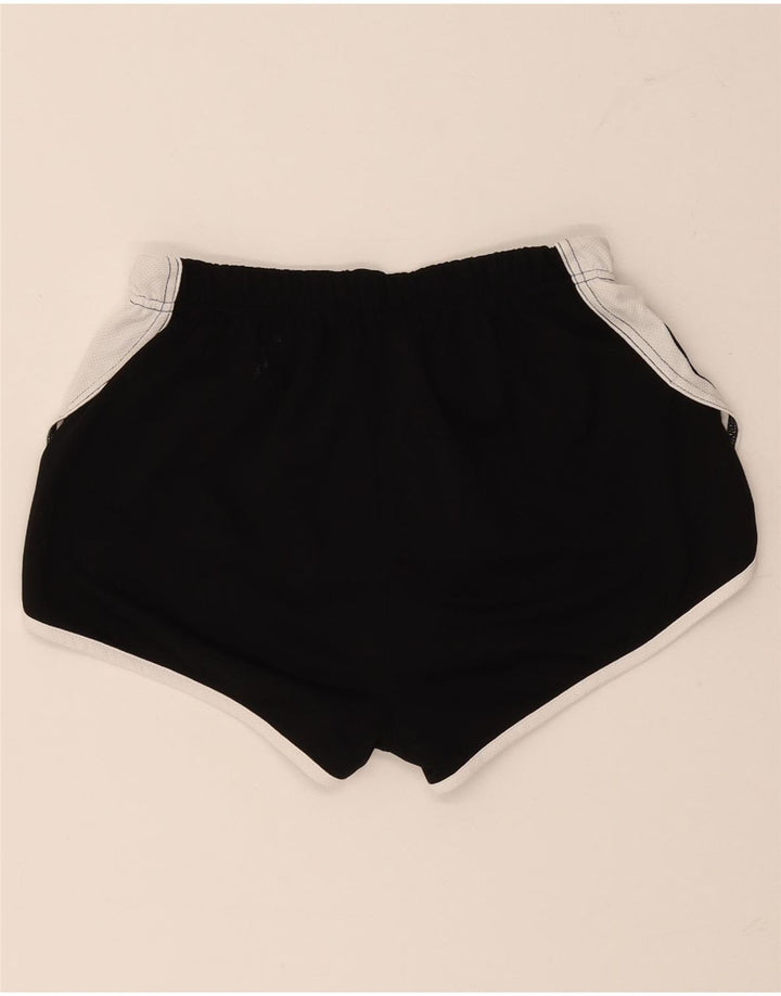 Asics Womens Sport Shorts UK 10 Small  Black Colourblock Polyester
