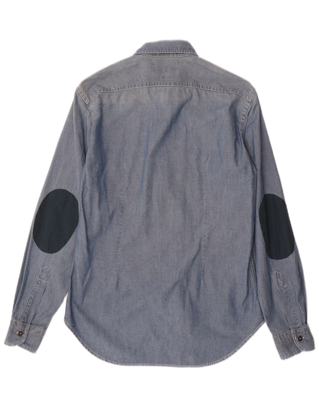 ZARA Mens Tailored Fit Denim Shirt Small Blue