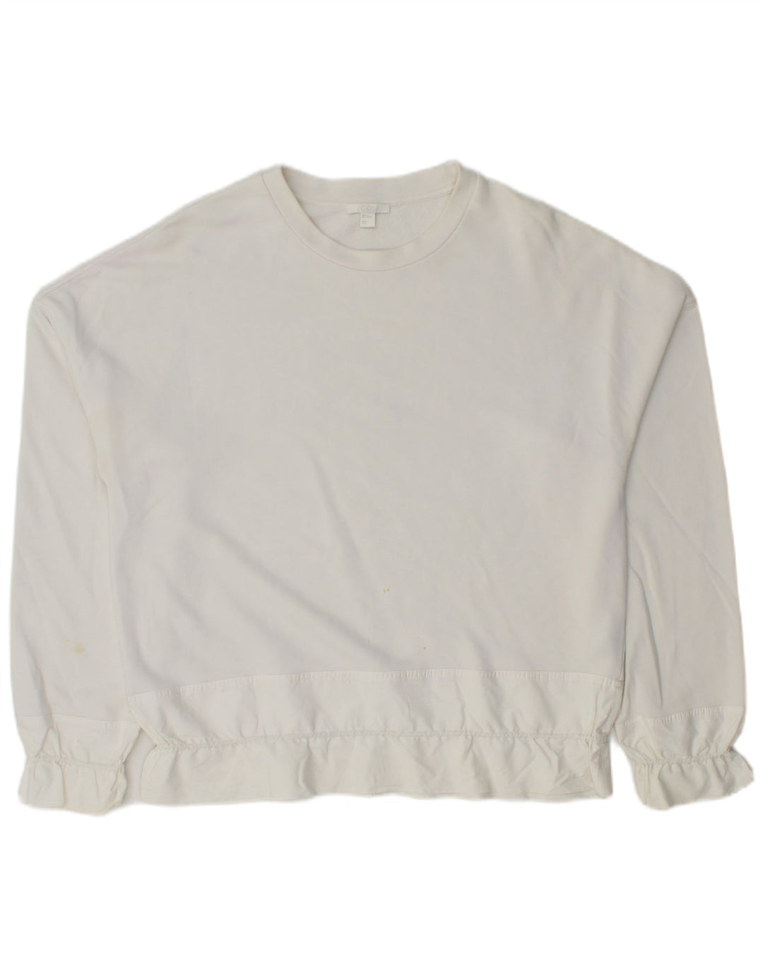 Cos Sweat-shirt surdimensionné pour femme UK 10 Petit coton blanc