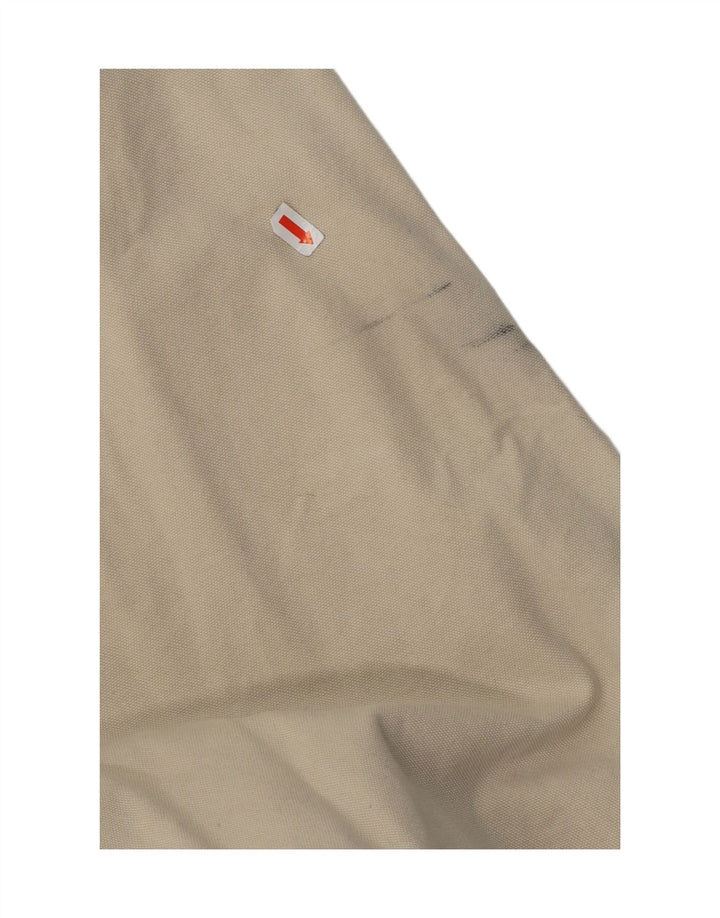 MURPHY & NYE Mens Straight Casual Trousers W33 L31 Beige Cotton Vintage Murphy & Nye and Second-Hand Murphy & Nye from Messina Hembry 