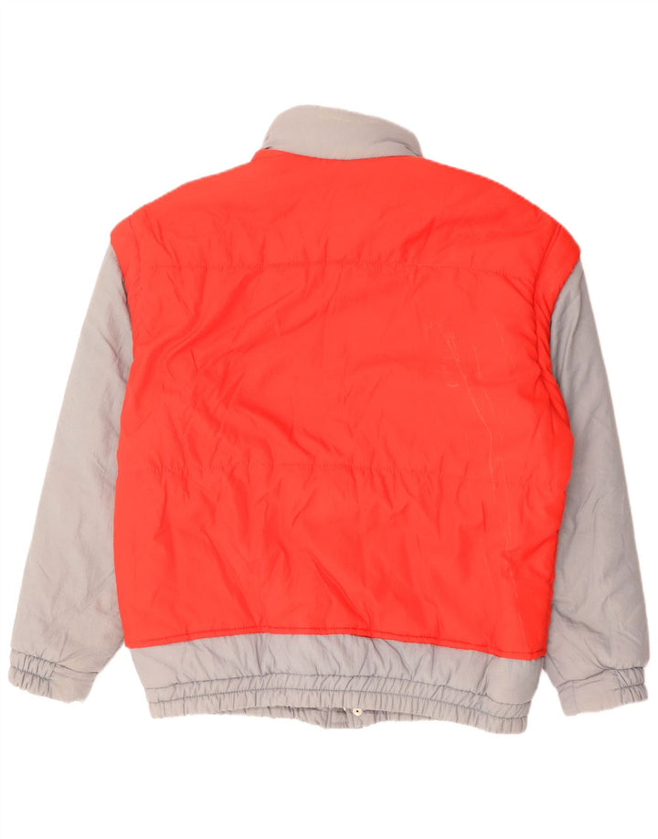 Carrera Mens Padded Jacket UK 40 Large Red Colourblock Polyamide