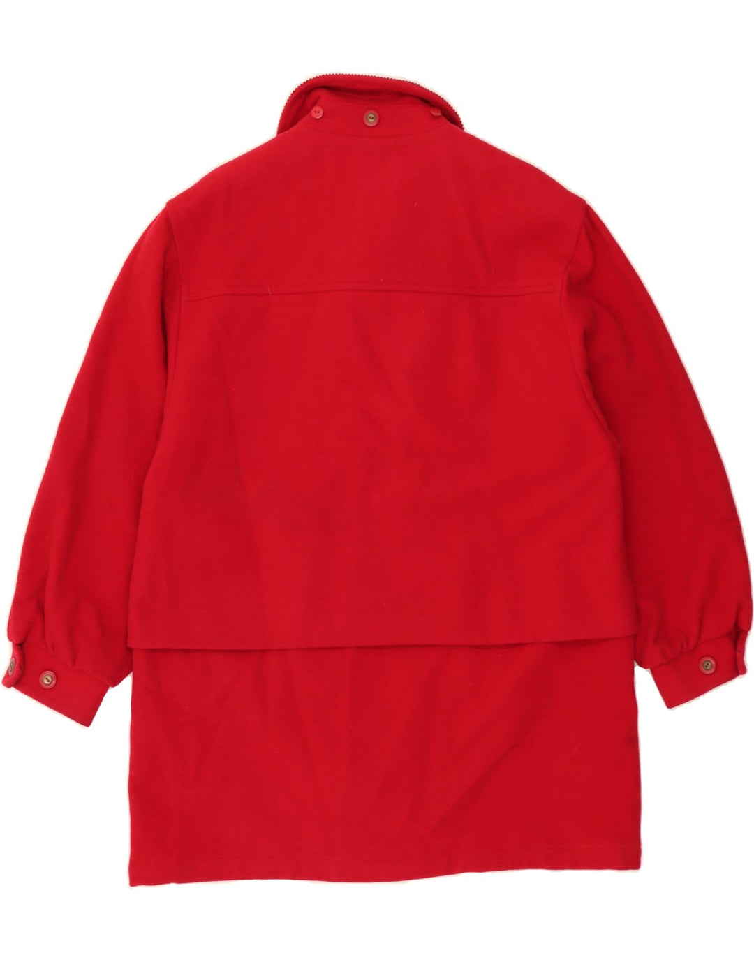 DANNIMAC Womens Overcoat UK 16 Large Red New Wool Vintage Dannimac and Second-Hand Dannimac from Messina Hembry 