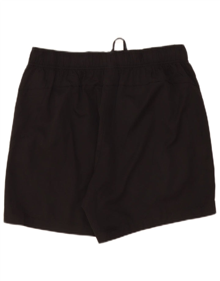 Puma Womens Sport Shorts UK 14 Large Black Polyester