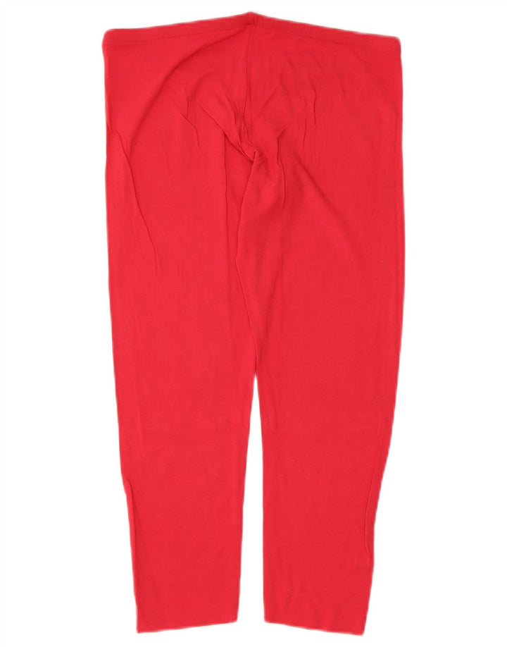 Patrizia Pepe Womens Capri Leggings UK 12 Medium  Pink Viscose