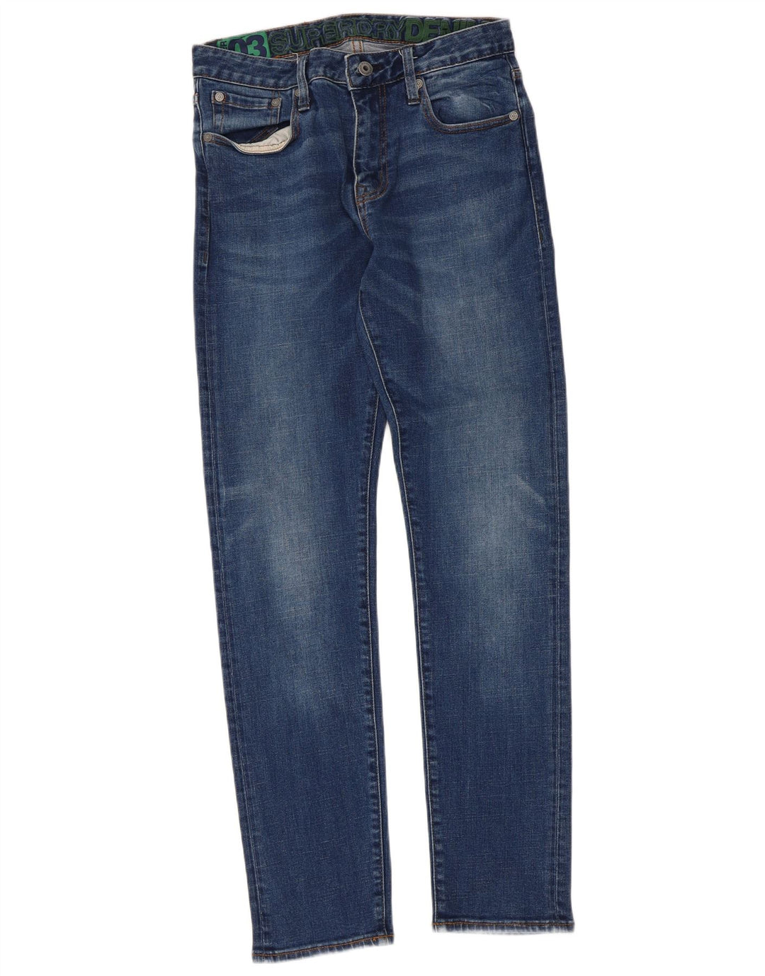 Superdry Slim Jeans til kvinder W30 L32 blå bomuld