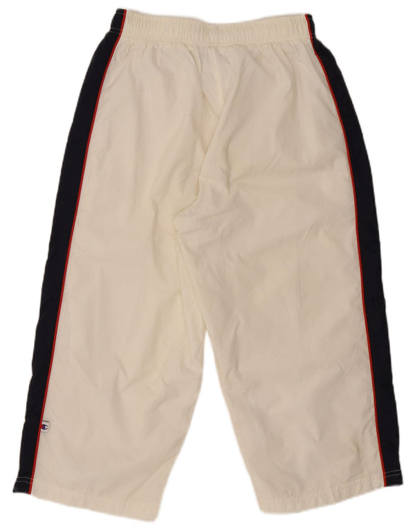 Champion Herre Capri træningsdragt Bukser Small White Colourblock Nylon