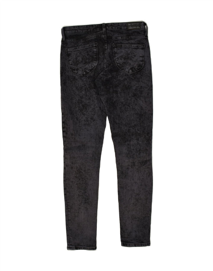 LEE Womens Skinny Jeans W27 L33  Black Cotton | Vintage Lee | Thrift | Second-Hand Lee | Used Clothing | Messina Hembry 
