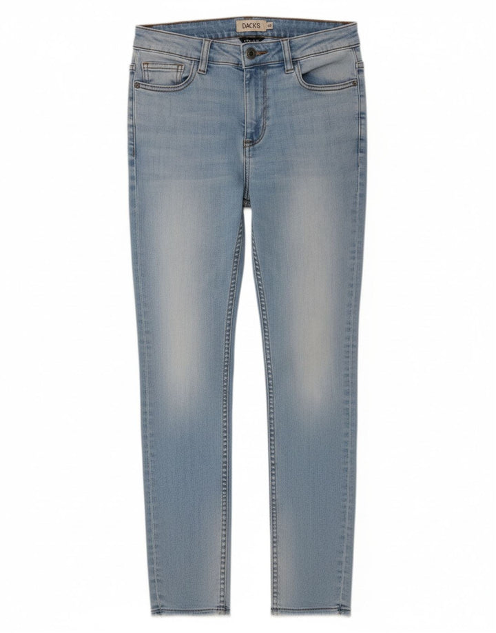 Dack's Womens Skinny Jeans IT 42 Medium W28 L26 Blue Cotton