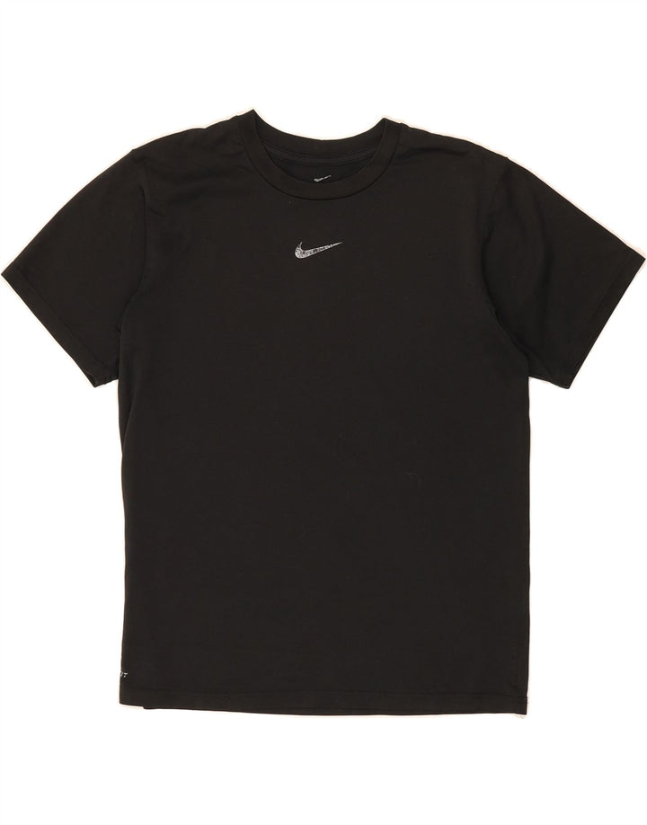 NIKE Womens T-Shirt Top UK 14 Large Black Polyester Vintage Nike and Second-Hand Nike from Messina Hembry 
