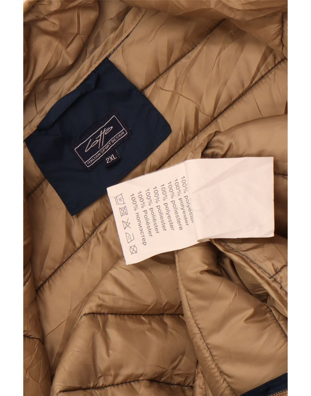 Lotto Damen Wattierte Jacke UK 20 2XL Marineblau Polyester