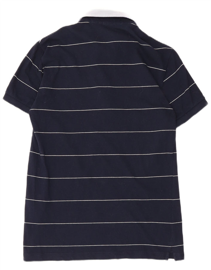 Polo da uomo Fred Perry in cotone a righe medie blu navy