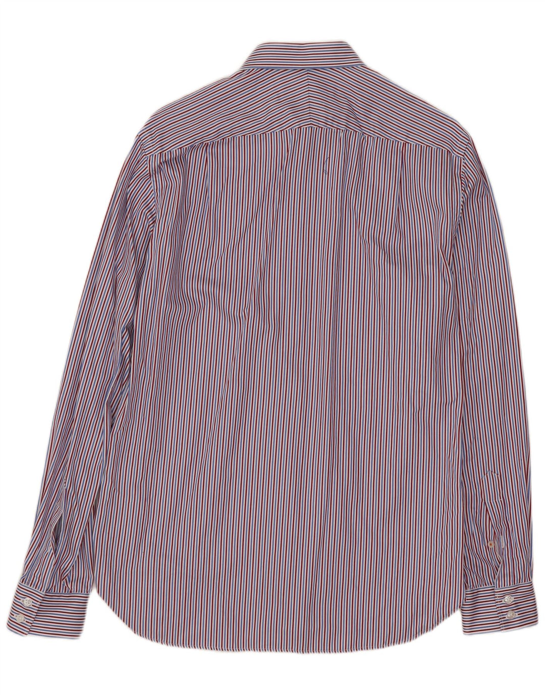 BEN SHERMAN Mens Shirt Size 15 Medium Blue Striped Cotton
