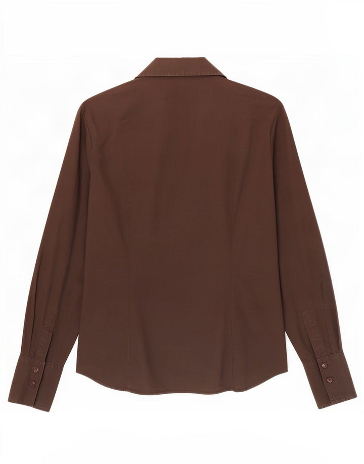 Camicia pullover da donna Benetton UK 14 Marrone medio