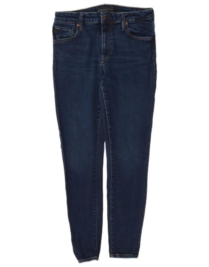 Superdry Womens Skinny Jeans W31 L30 Navy Blue