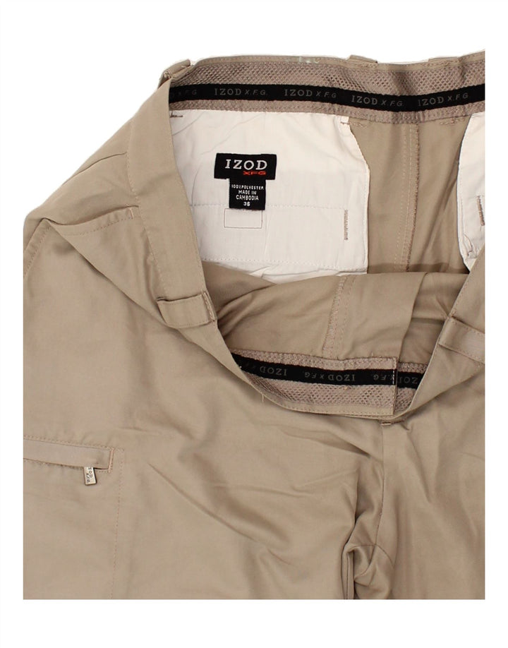 IZOD Mens Cargo Shorts W36 Large Beige Polyester Vintage Izod and Second-Hand Izod from Messina Hembry 