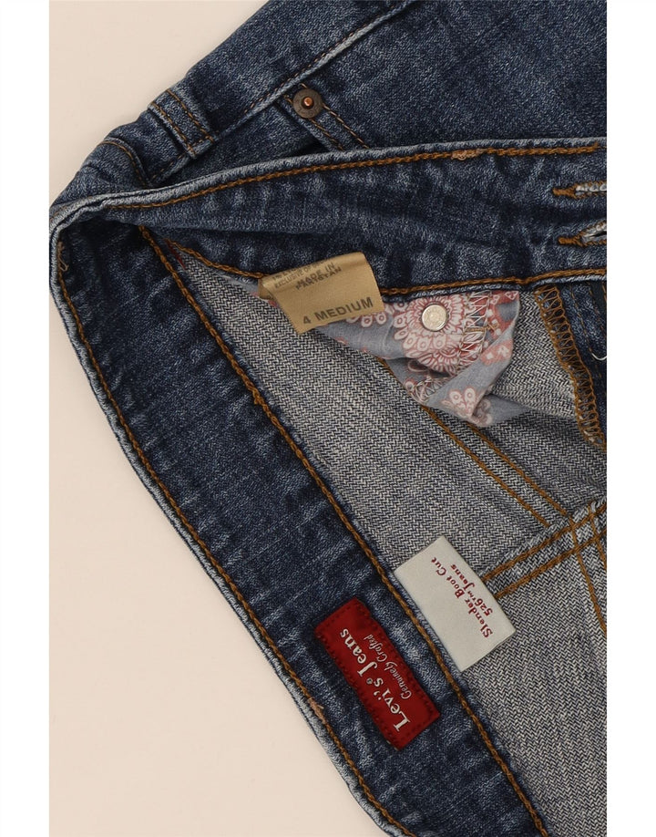 LEVI'S Womens 526 Denim Shorts US 4 Small W27  Blue Cotton Vintage Levi's and Second-Hand Levi's from Messina Hembry 