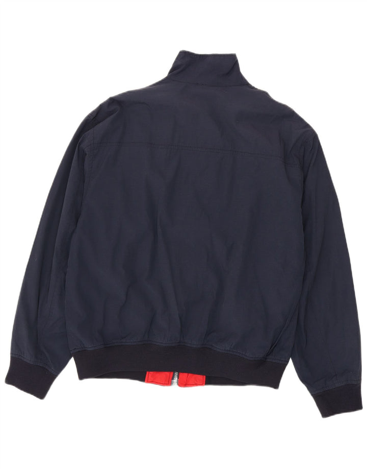 Jaqueta bomber masculina vintage IT 48 algodão azul marinho médio
