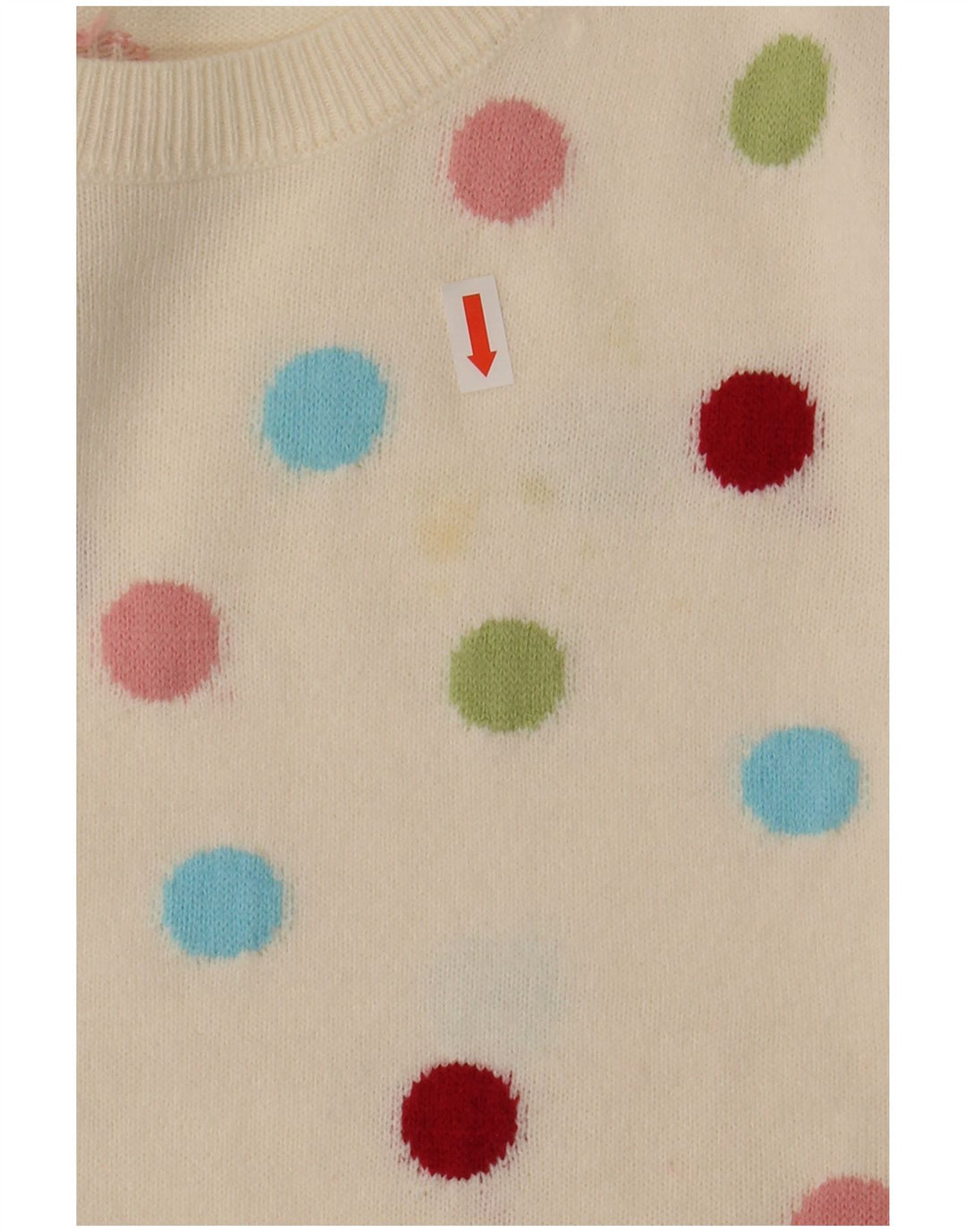 Marks & Spencer Pull à col rond pour femme UK 12 Medium Off White