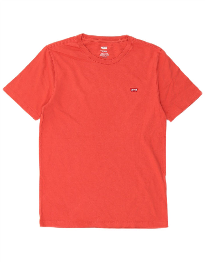 Levi's Mens Standard T-Shirt Top XS Red Cotton