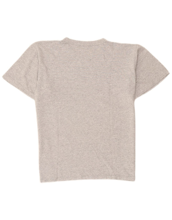 Champion Camiseta gráfica para hombre Top grande de algodón moteado gris