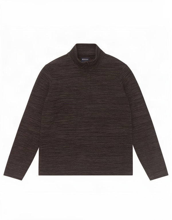 Mountain Warehouse Pull polaire à col zippé pour femme UK 12 Medium Noir moucheté