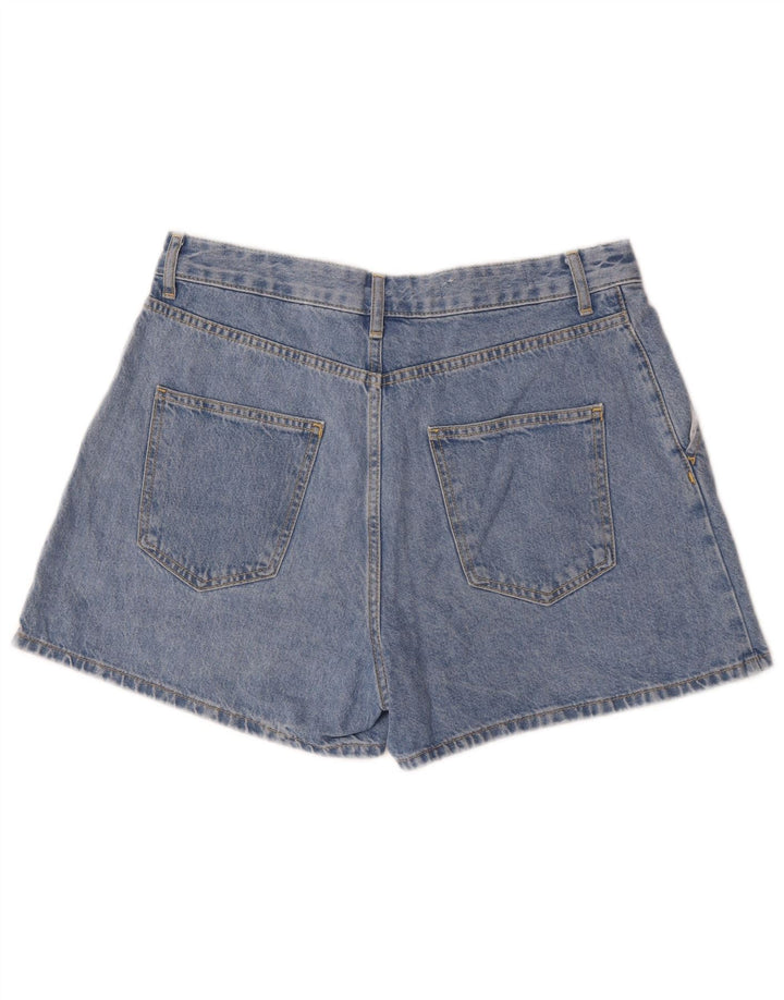 Zara Womens Denim Shorts Medium W30 Blue Cotton