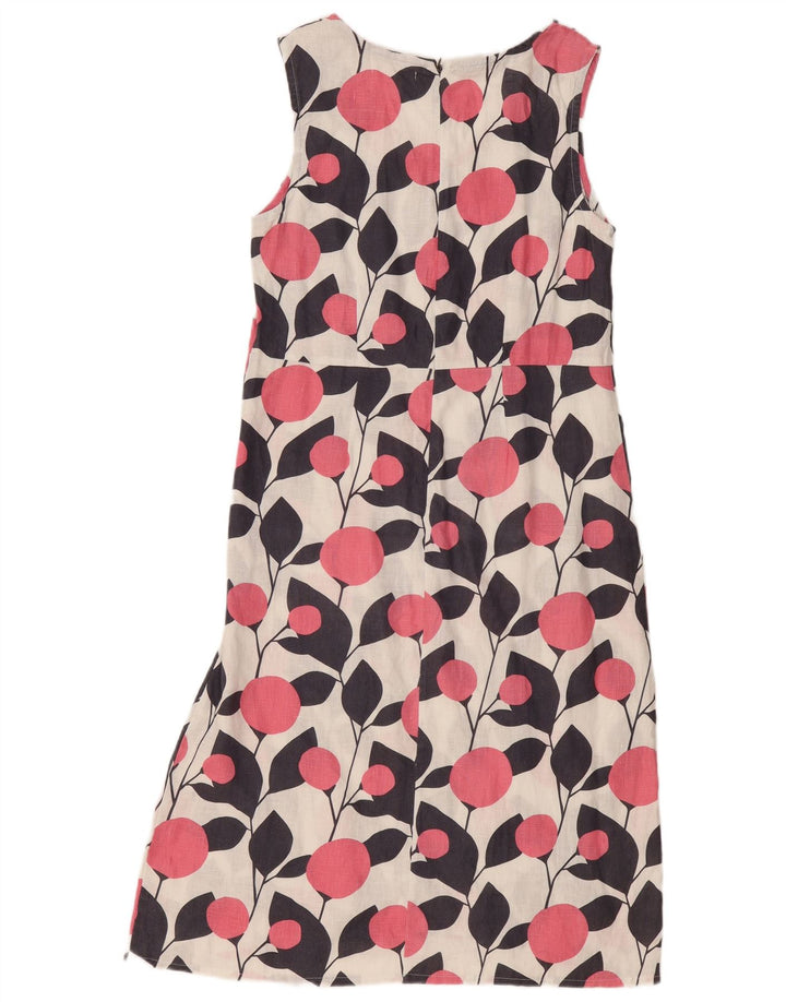 White Stuff Womens Sleeveless Shift Dress UK 12 Medium White Floral