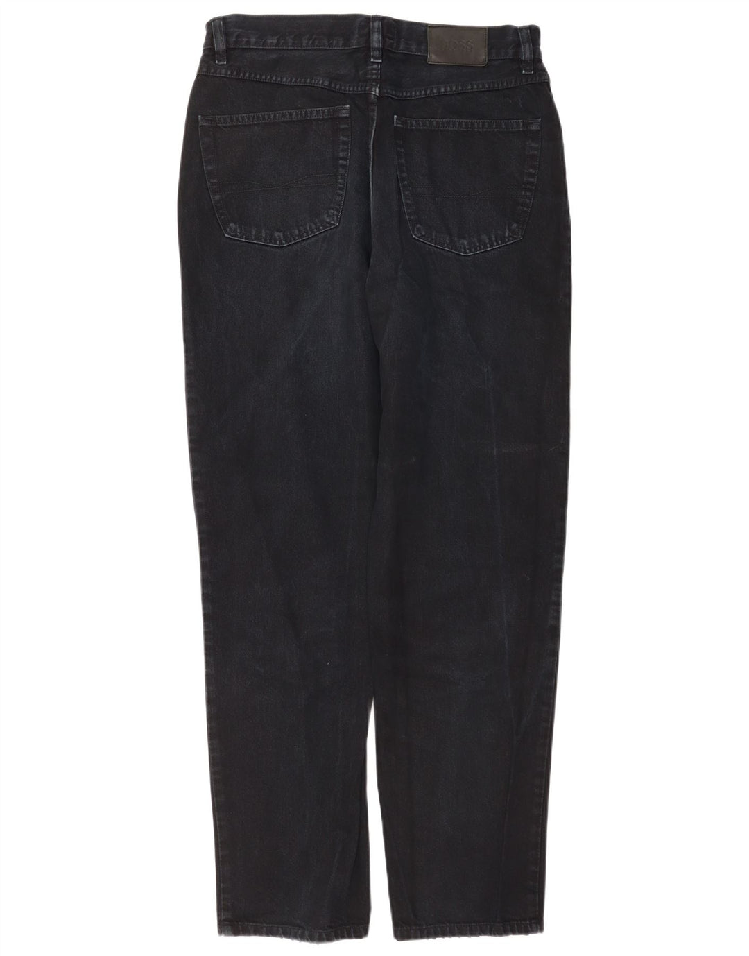 Hugo Boss Straight Jeans til mænd W32 L32 Sort