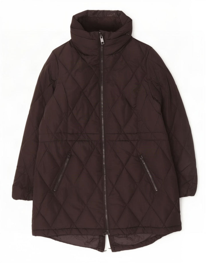 Marks & Spencer Abrigo acolchado acolchado para mujer UK 44 Grande Poliéster negro