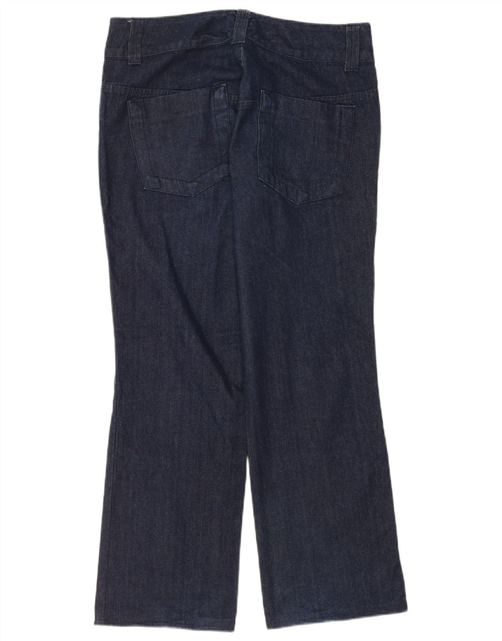 Sergio Tacchini Womens Straight Jeans W31 L30 Navy Blue Cotton