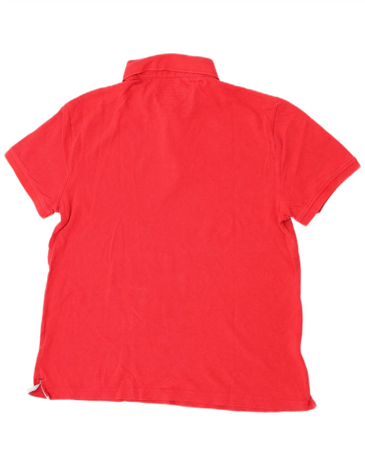Tommy Hilfiger Herre Polo Shirt Stor Rød