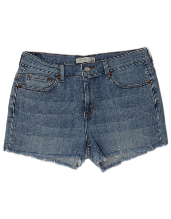 Levi's Womens 515 Denim Shorts US 10 Large W34 Blue Cotton