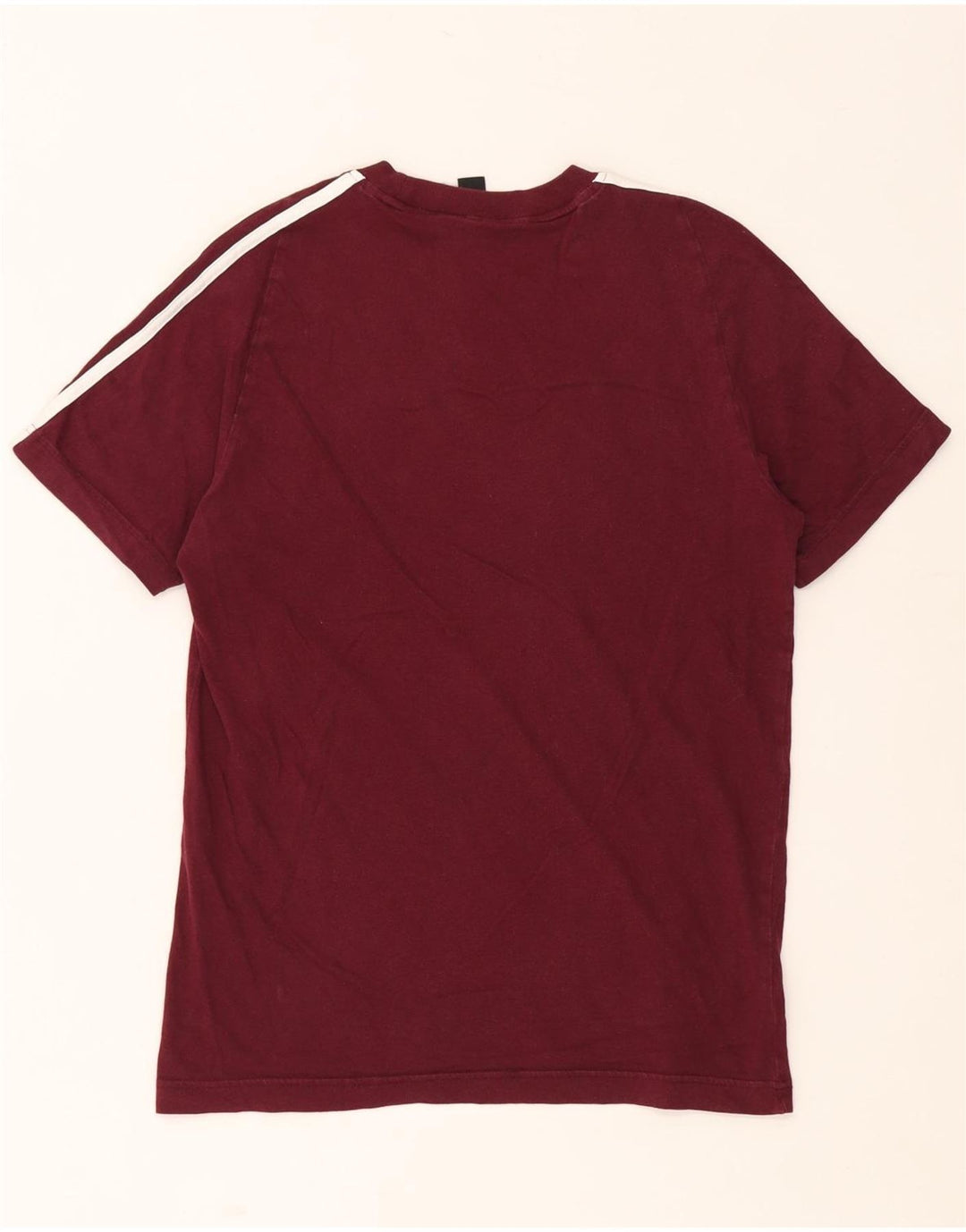 ADIDAS T-Shirt Homme Petit Bordeaux Coton