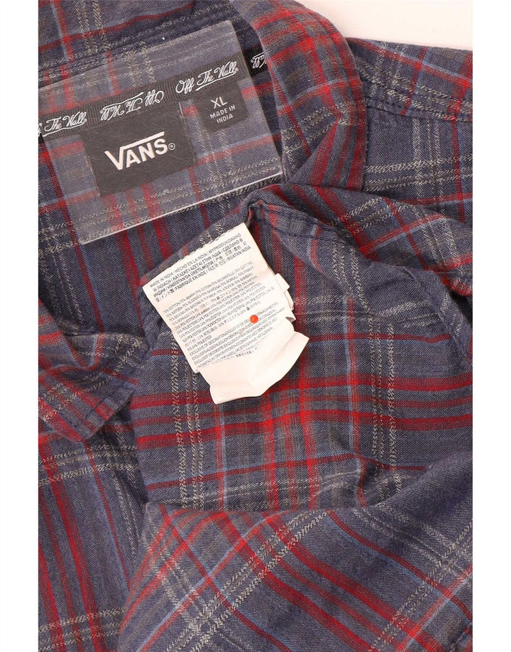 Vans Camisa De Franela XL De Algodón A Cuadros Multicolor Hombre