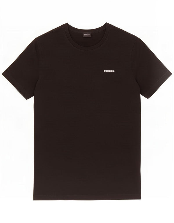 Diesel Herren T-Shirt Top XL Schwarz Baumwolle