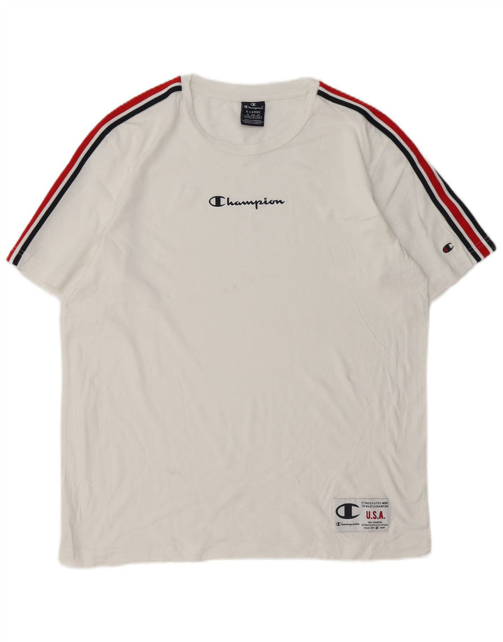 Maglietta da uomo Champion Top XL Bianca