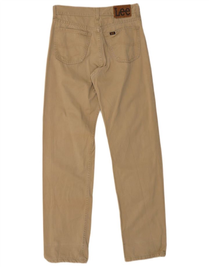 Lee Mens Straight Casual Trousers W30 L32 Khaki