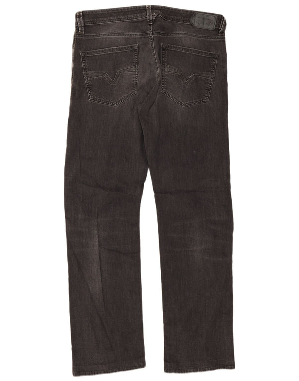 Diesel Jean Larkee Regular Droit Homme W34 L32 Gris Coton
