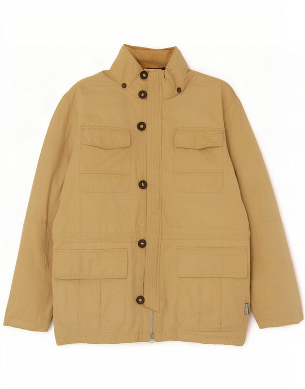 Diadora Herre polstret jakke UK 42 XL Beige Bomuld