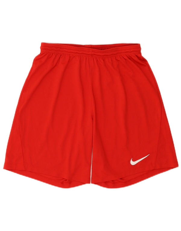 Nike Short de sport Dri Fit Slim pour homme en polyester rouge Taille L