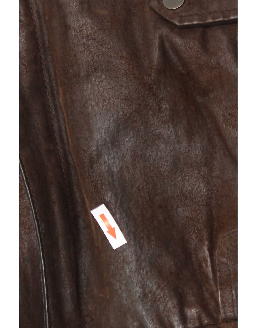 Cedarwood State Mens Leather Jacket UK 44 2XL Brown
