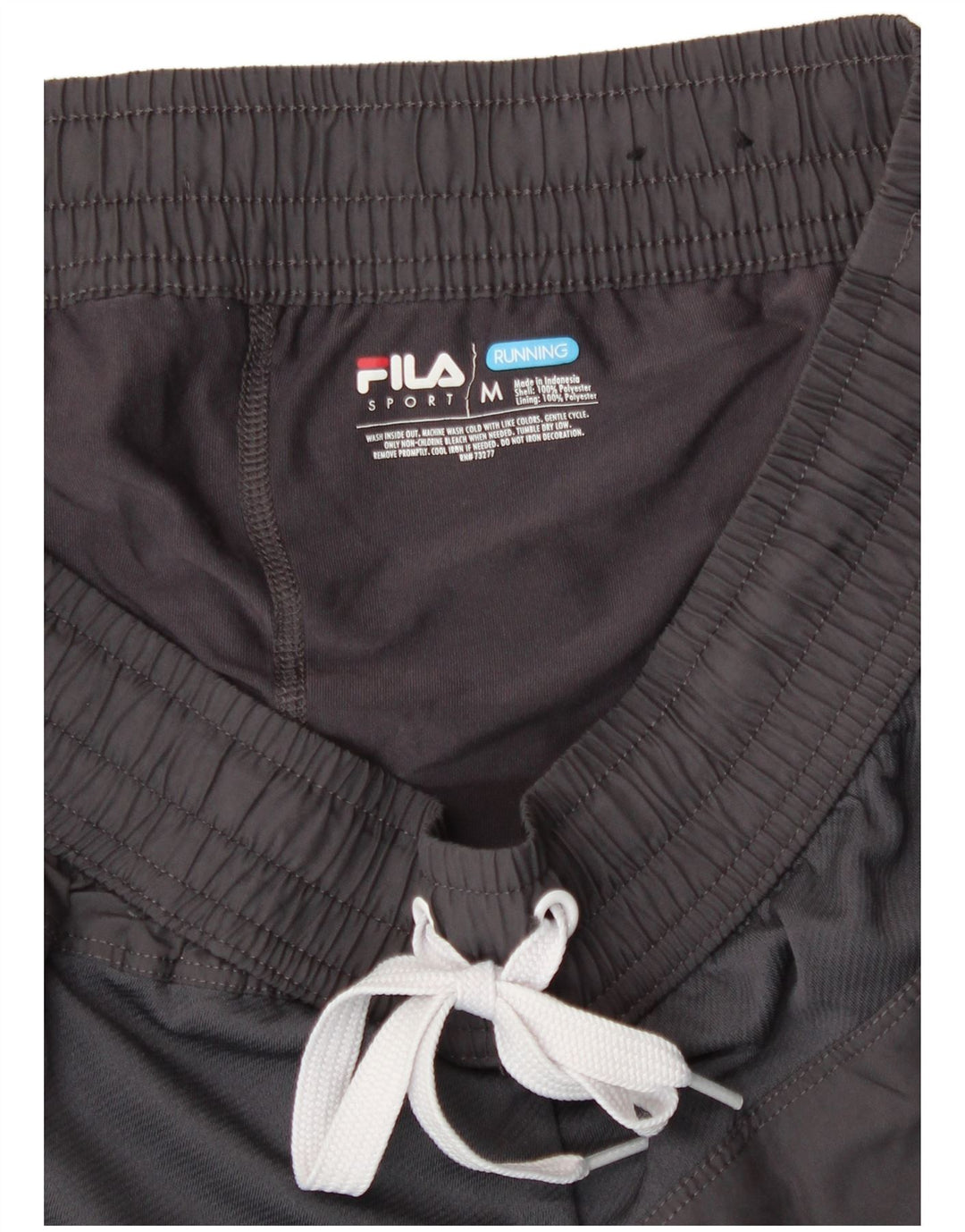 Fila Womens Sport Shorts UK 14 Medium  Black Polyester