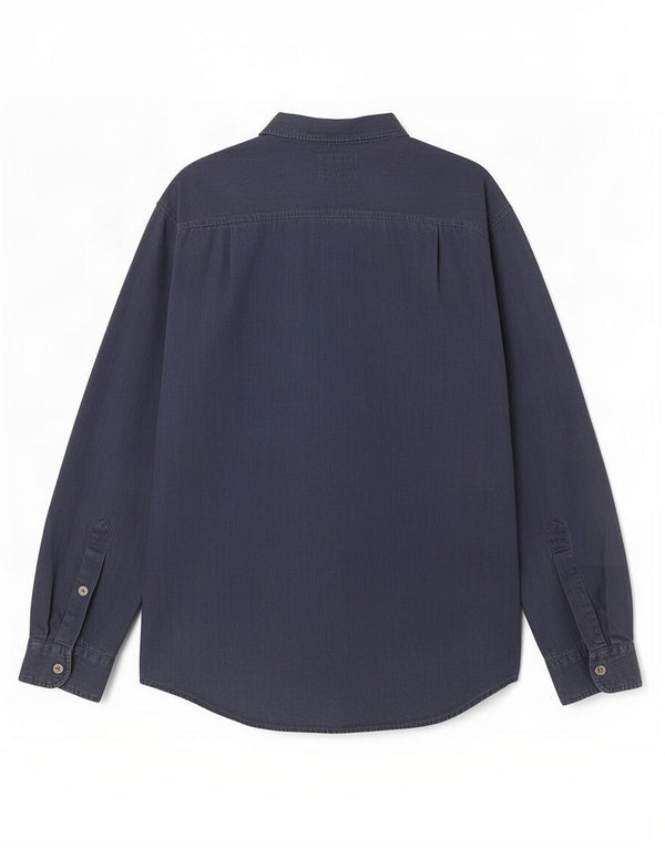 Ανδρικό πουκάμισο Levi's Large Navy Blue από βαμβάκι