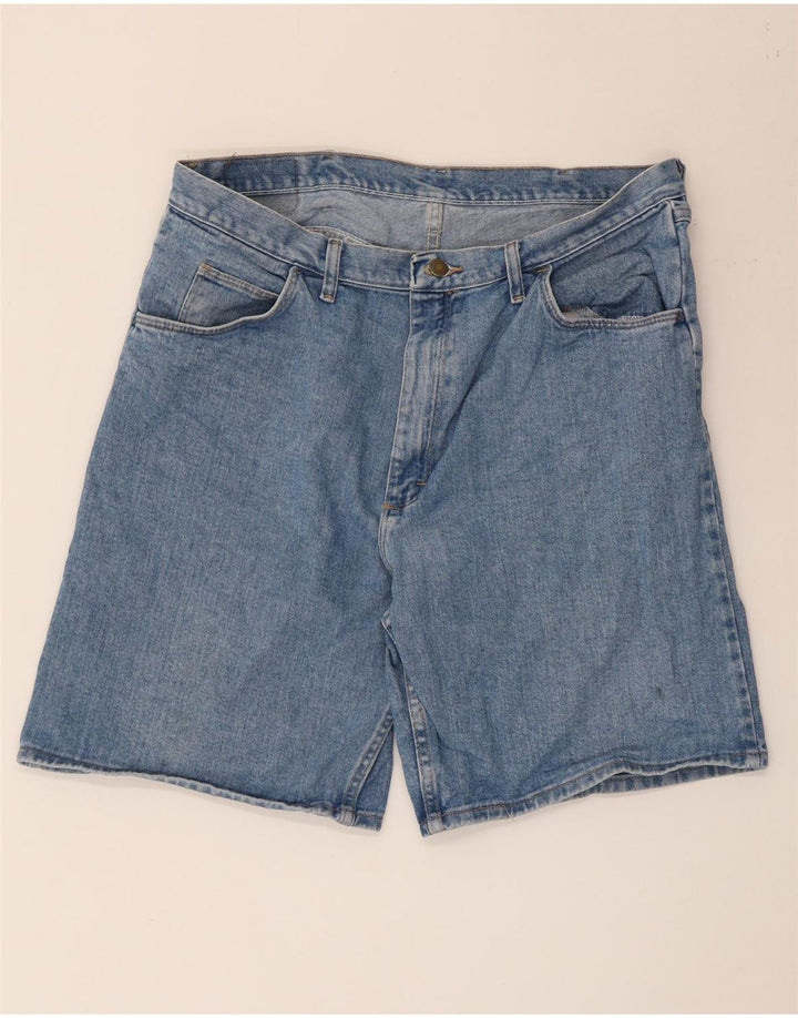 WRANGLER Mens Denim Shorts W38 XL Blue Cotton